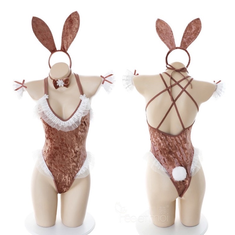 Váy Ngủ Liền Thân Thỏ Bunny 5 Phụ Kiện - Hóa Trang Thỏ Ngọc Sexy Xinh Đẹp Sweet House - CT01 | BigBuy360 - bigbuy360.vn