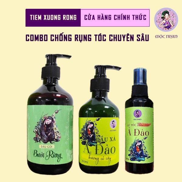 Dầu gội bưởi, Dầu gội đầu thiên nhiên mượt tóc, ngăn, chống, giảm rụng tóc, mọc tóc con MỘC NHAN 500ml - handmade