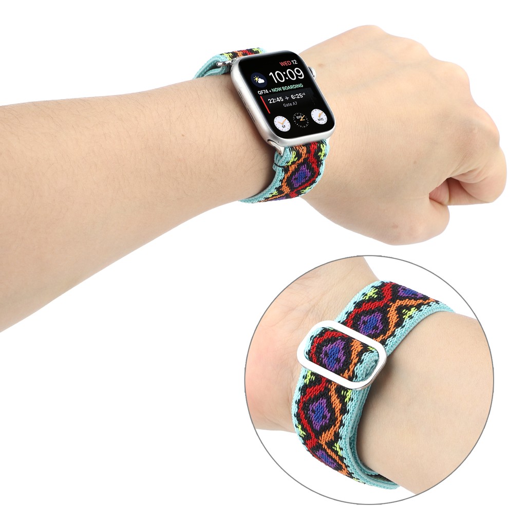 Dây Đeo Vải Dệt Cho Đồng Hồ Thông Minh Apple Watch 6 / 5 / 4 / 3 / 2 / 1, 38mm / 42mm / 40mm / 44mm