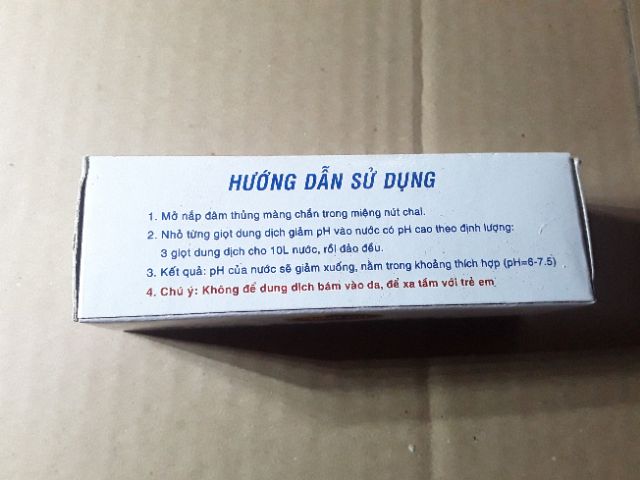 Dung dịch điều chỉnh PH cho hồ cá