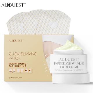 Bộ kem dưỡng da mặt peptide và miếng dán bụng AUQUEST đốt mỡ thừa an toàn hiệu quả