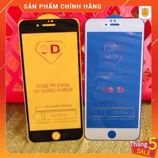 Kính cường lực iphone 10D,9D các dòng 6,6s,7,8,7P,8P,X,XR, XSMAX,11,11PRO,11PROMAX