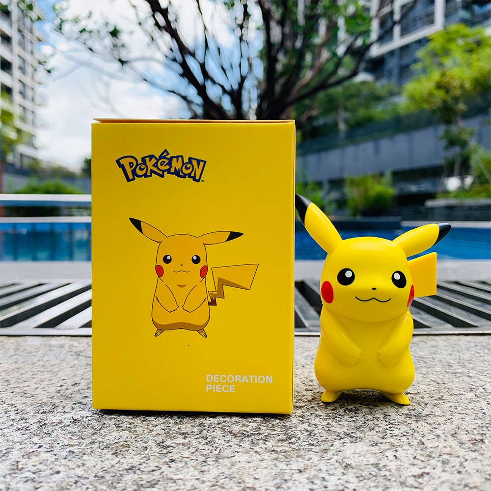 Mô Hình Pikachu, Phim Hoạt Hình Pokemon, Trang Trí, Decor, Bộ Sưu Tập, Quà Tặng - Full Box Hàng Loại 1