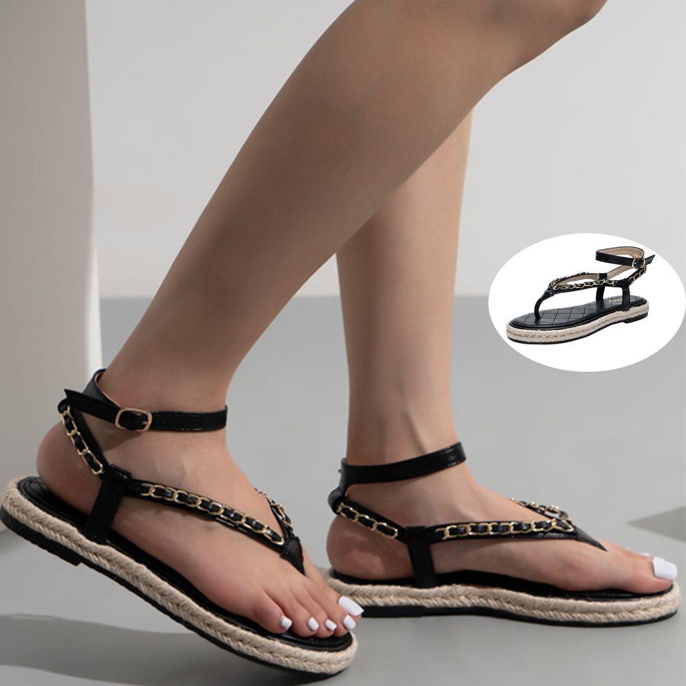 Xăng đan Bện Dây Đơn Giản Thời Trang Mùa Hè