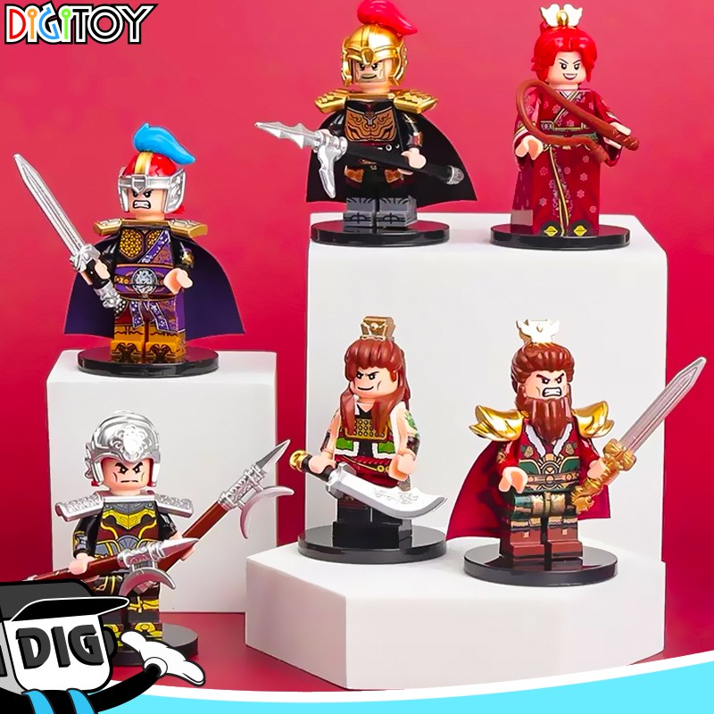 [ẢNH THẬT] 🎲 Lego 🎲 Mini Figure Tam Quốc Bộ - Decool Three Kingdom - Đồ chơi lắp ráp, mô hình nhân vật