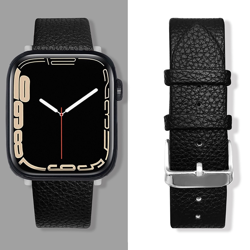 Dây Đeo Bằng Da Phong Cách Thể Thao Cho Đồng Hồ Thông Minh Apple Watch 8 7 6 5 4 3 49mm 44mm 40mm 41mm 42mm 38mm 45mm