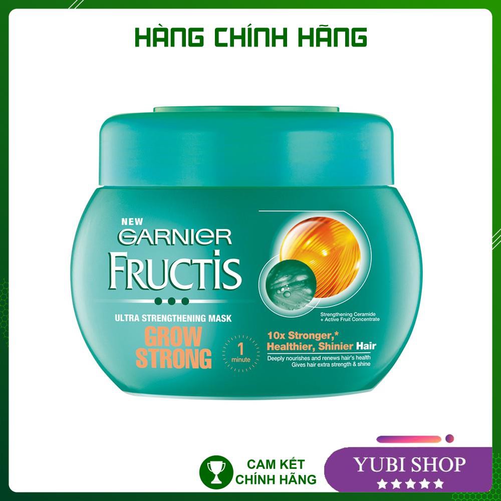 Kem Ủ - Hấp Tóc Garnier Fructis Grow Strong Cho Tóc Khô Xơ, Gãy Rụng Chính Hãng - Đức  - Hot