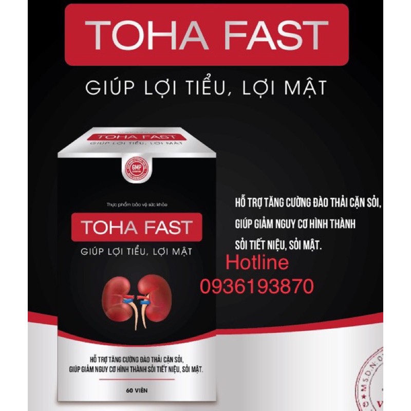 TOHA FAST Hộp 60 viên