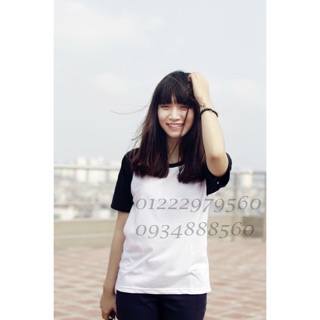 Áo raglan cộc tay (12 màu)