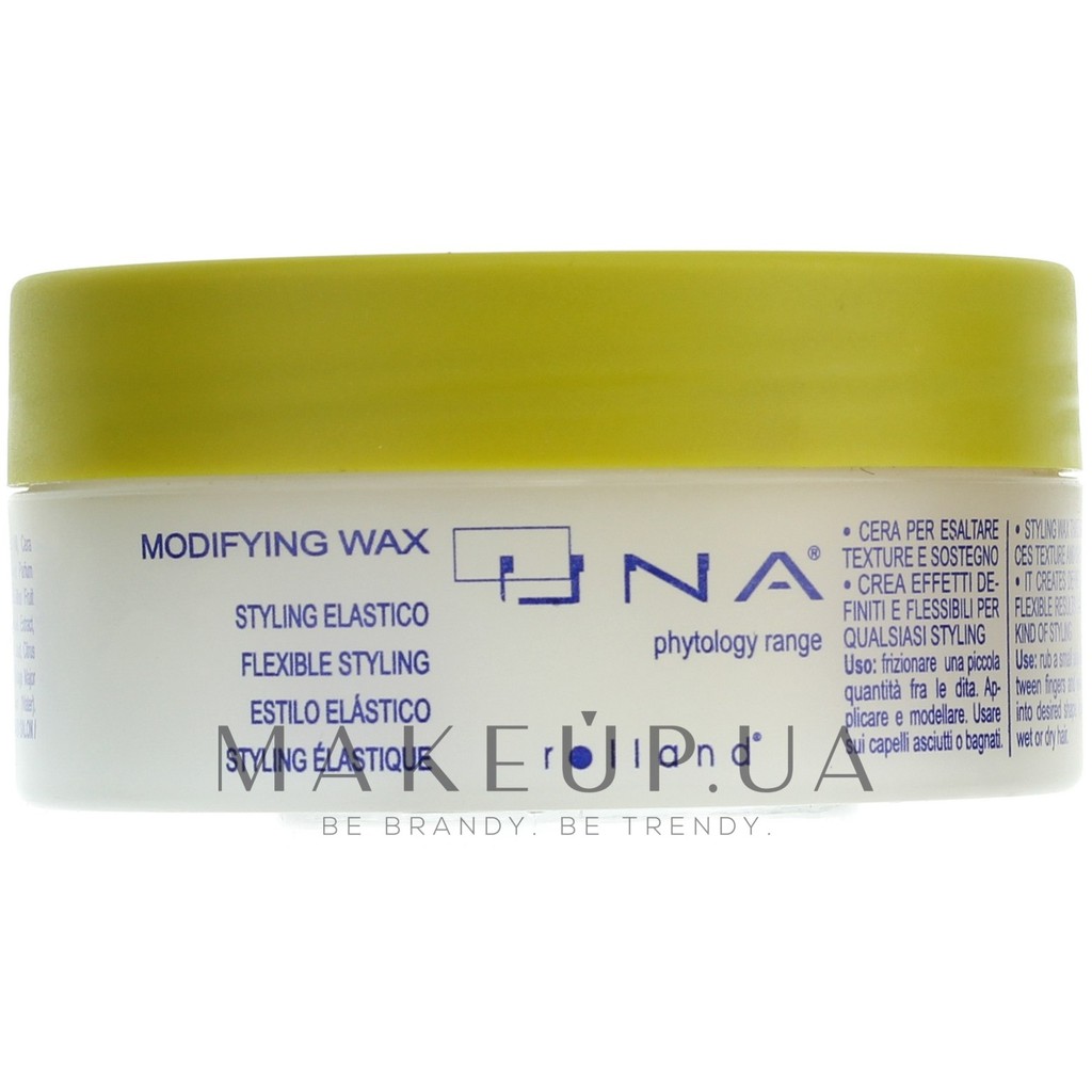 Sáp mềm tạo kiểu làm bóng, mượt tóc UNA Modifying Wax 130ml ( độ cứng 3) "