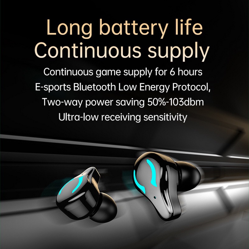 Tai nghe không dây X1 Bluetooth TWS Tai nghe chơi game âm thanh nổi thể thaoTai nghe Thể thao chống nước TWS Earbuds có