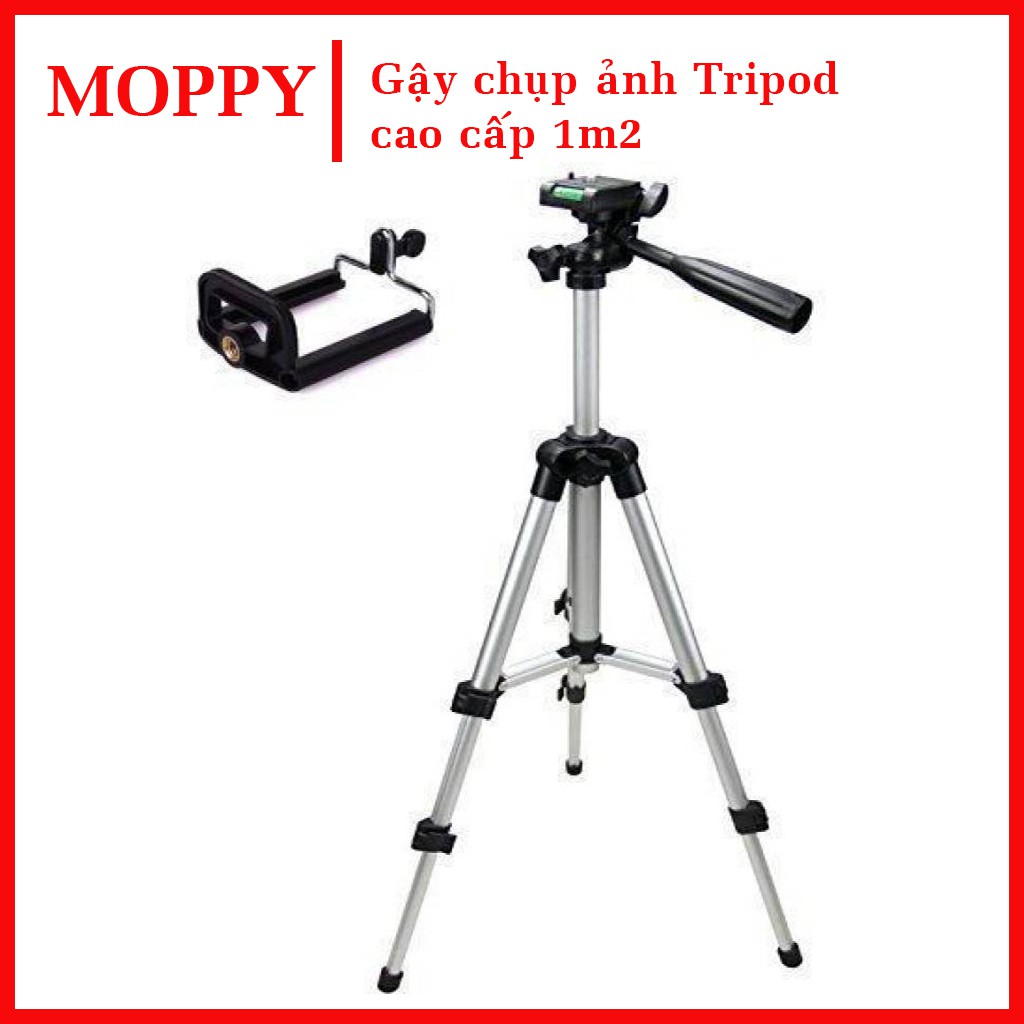 Gậy chụp ảnh tripod cao cấp 3 chân cao 1m2