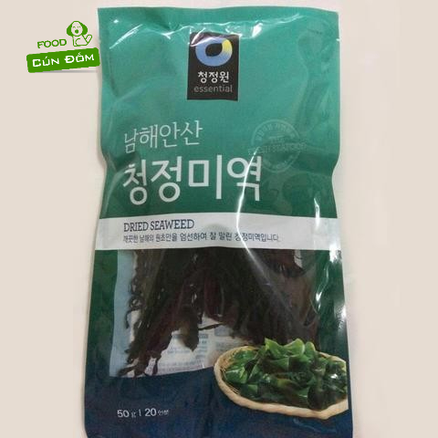 Rong biển khô Wakame Hàn Quốc, túi 50gr