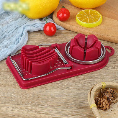 Dụng Cụ Cắt Trứng Chín Hoặc Trái Cây Đa Năng 2 Trong 1 Tiện Dụng