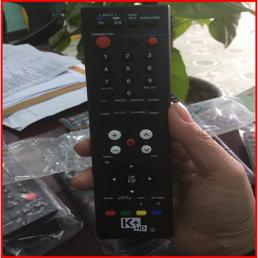 Điều khiển đầu thu K+ HD 2018