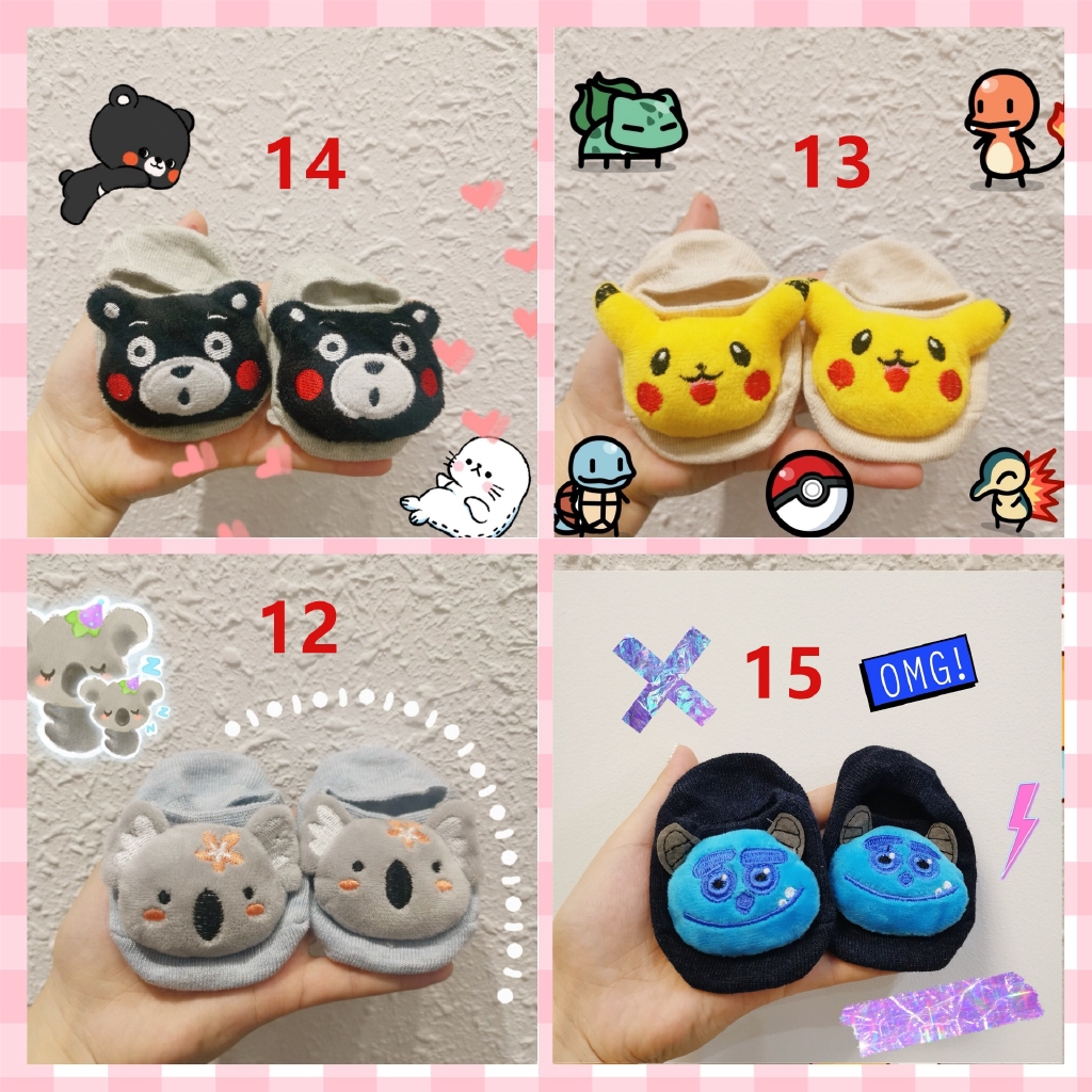 Socks Kids Socks Infant Cotton Cute Cartoon Soft Dolls 0-6 Years Old