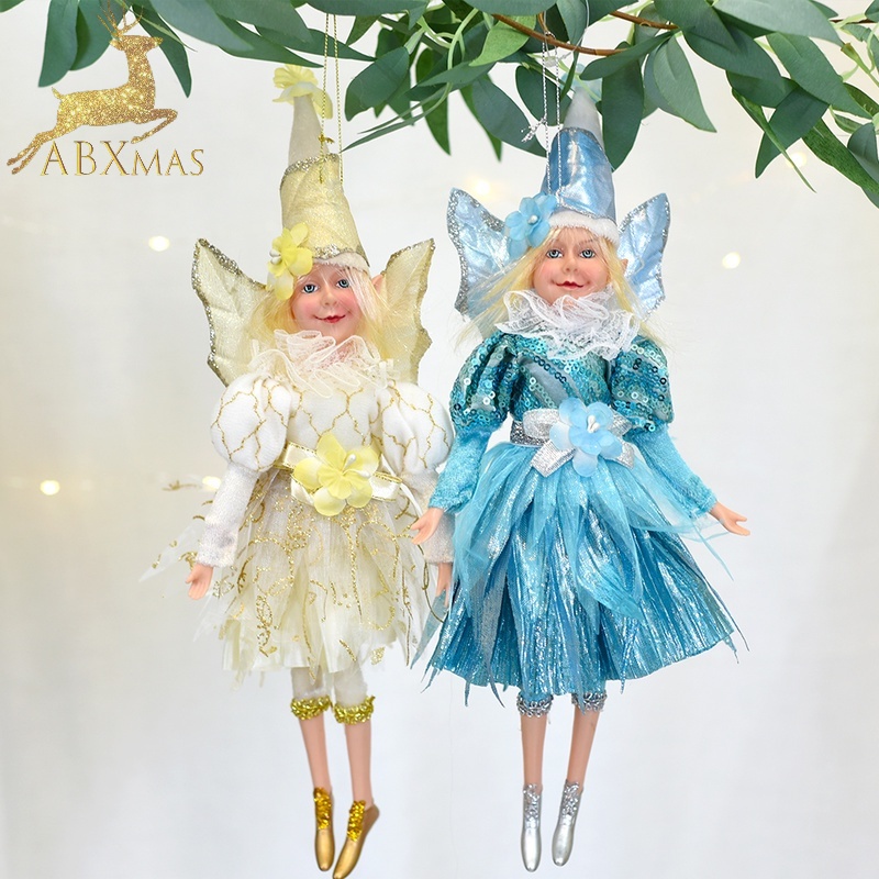 Búp Bê Elf 35cm Treo Trang Trí Cây Thông Giáng Sinh Năm Mới