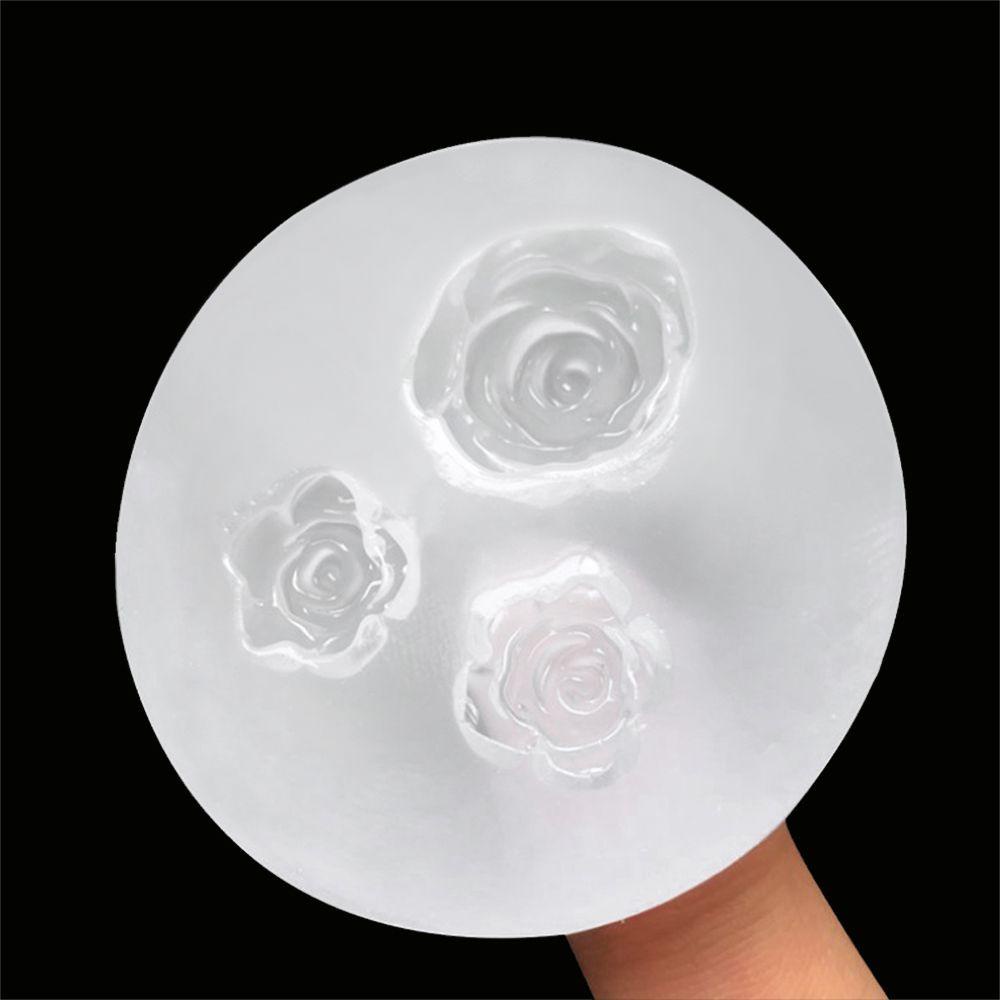 FAY Khuôn Silicone Làm Kẹp Tóc Hình Hoa Hồng