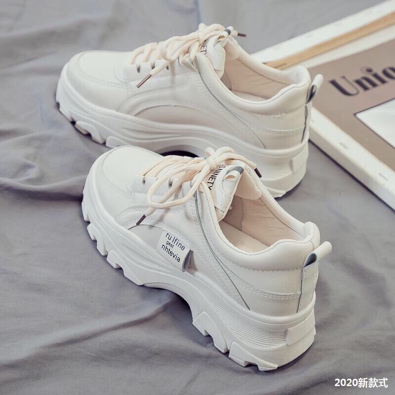 (FREESHIP.HOTTREN) Giày thể thao đế trắng phối lưới đế dẻo