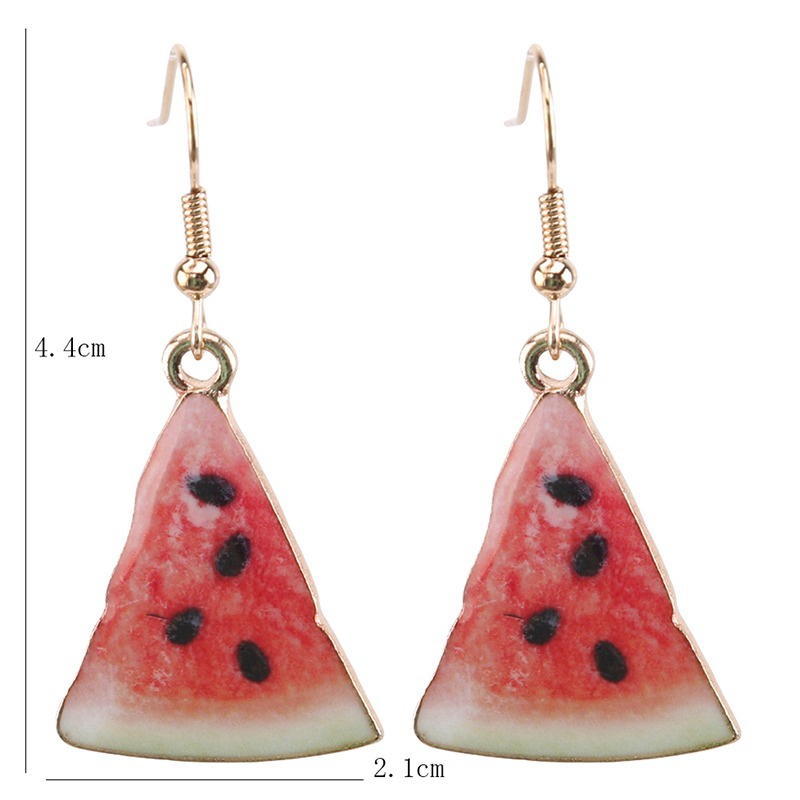 Cặp hoa tai hình trái cây dạng treo xinh xắn thời trang dành cho nữ