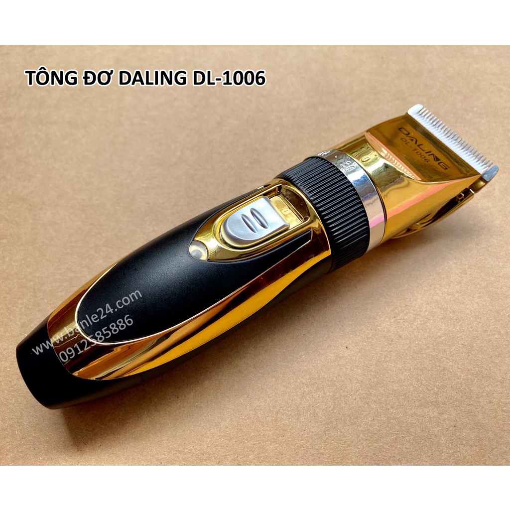 Tông đơ cắt tóc Daling DL-1006, tặng kèm pin dự phòng