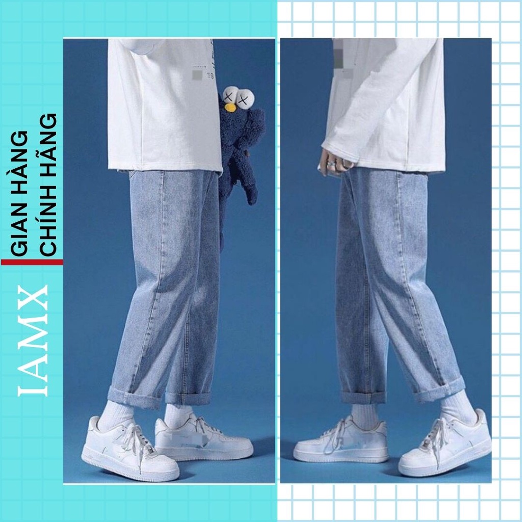 Quần jean nam Baggy phom suông, rộng TR01 hottrend hàn quốc 2022