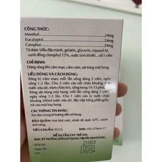 VIÊN XÔNG TINH DẦU EUCA- OPC