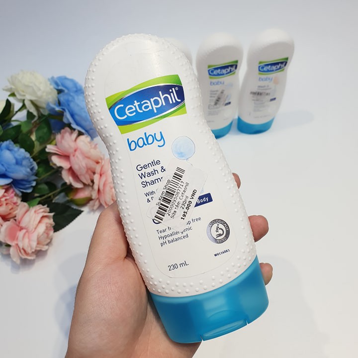 Sữa tắm Cetaphil 230ml và 400ml cho bé