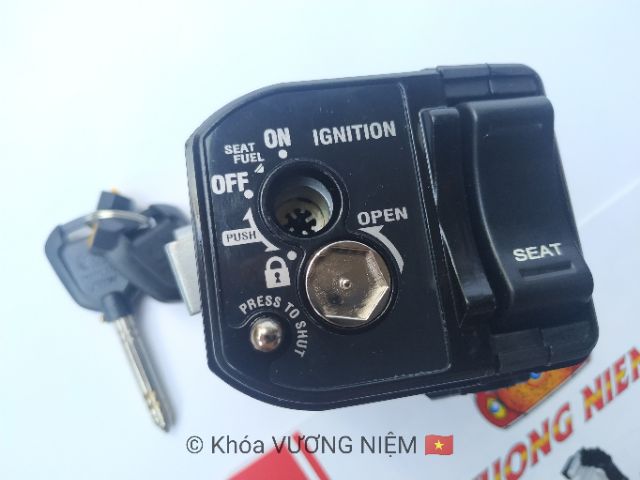 Khóa máy xe Click Thái 125i / Vario chìa 8 cạnh chống trộm cao cấp  chính hãng VƯƠNG NIỆM 🇻🇳