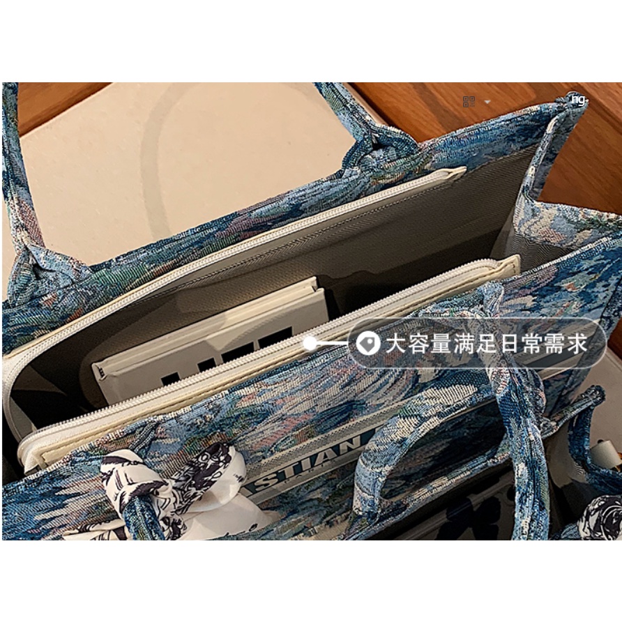 D179 Túi xách thời trang kèm khăn có 2 size lớn và nhỏ