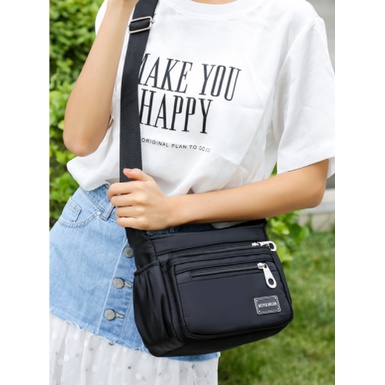 Túi xách vải dù thời trang túi nữ vải dù nhiều ngăn kểu dáng Hàn Quốc siêu hot