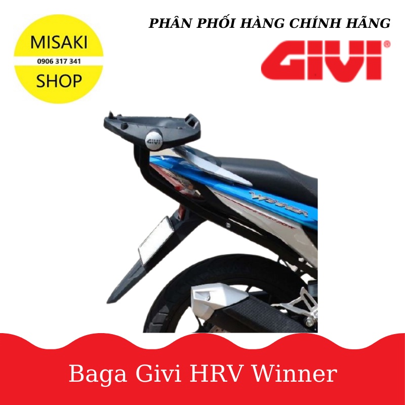 Baga Givi Đặc Biệt Cho Xe HRV Honda Winner 150 | Givi Chính Hãng | Misaki Shop