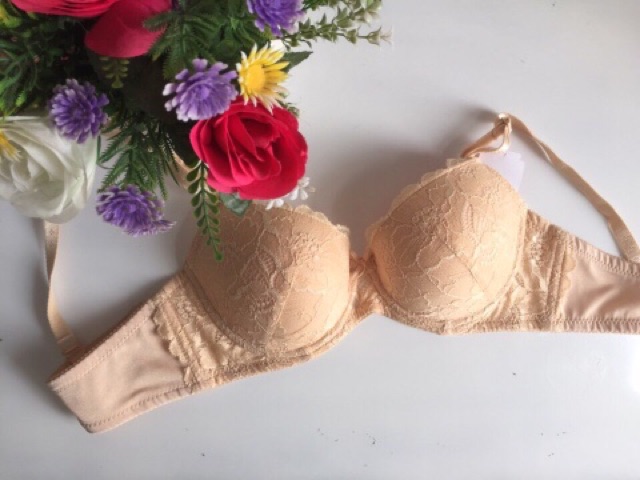 Áo lót nữ mút mỏng ren cài sau 2 móc Belle 249