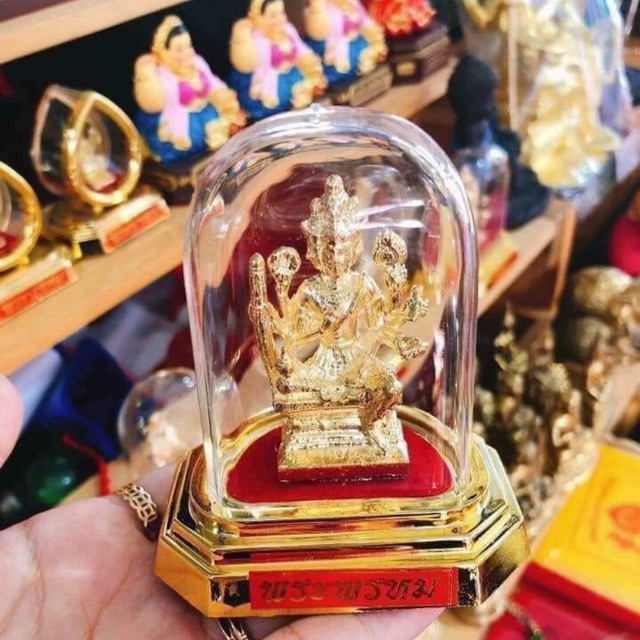 Tượng Phật Tứ Diện Lồng Kính ⚡𝗧𝗵𝗮́𝗶𝗹𝗮𝗻𝗱⚡ Tượng Tứ Diện Thần Brahma พระพรหม [Chuẩn Thái]