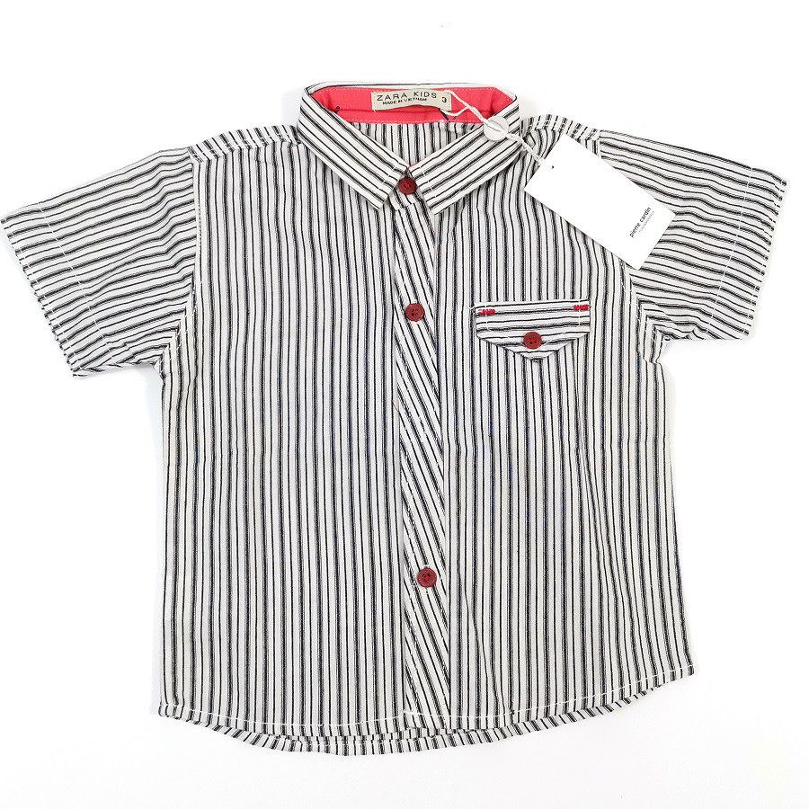 Áo sơ mi bé trai cộc tay bé trai từ 1 tuổi đến 8 tuôi 9-25kg