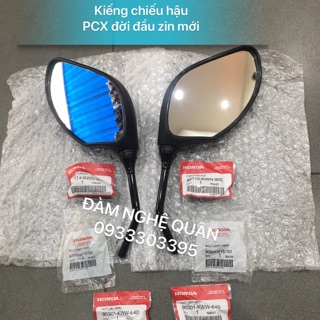 Kiếng chiếu hậu PCX đời đầu zin Thái mới 100% 💰 600,000 VND / 1 cặp chỉ có 6 món linh tinh, THIẾU 2 CHỤP CAO SU ĐEN