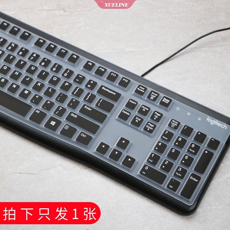 Phù Hợp Vỏ Bọc Bàn Phím Bằng Silicon Mềm Chống Bụi Chống Nước Cho Logitech MK120 K120