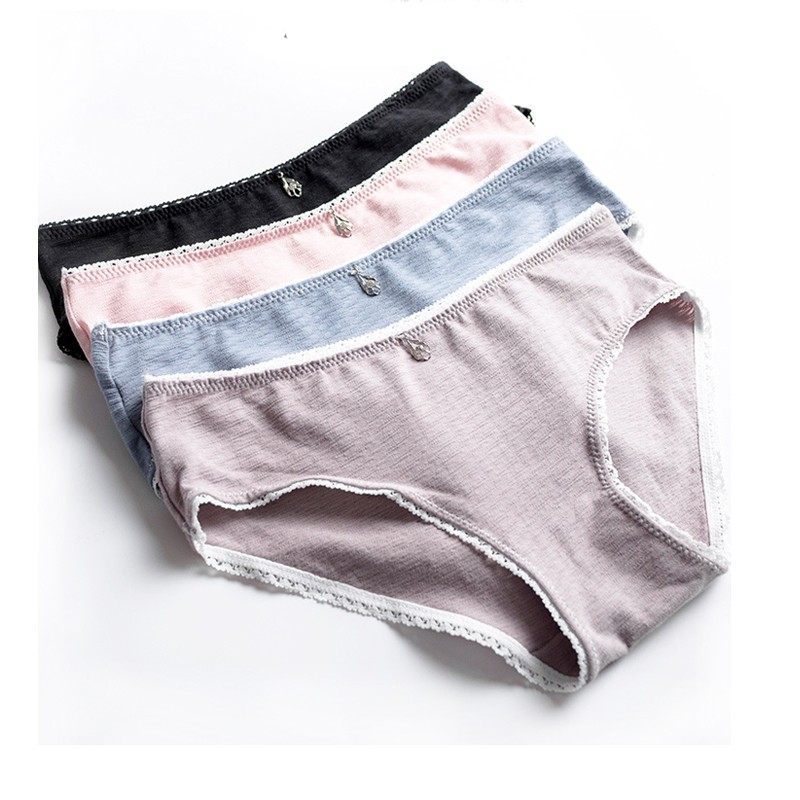 Quần Lót Nữ Cotton viền ren Sexy Gợi Cảm