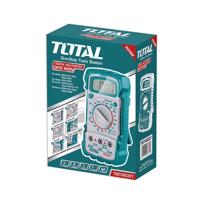 Đồng hồ vạn năng TOTAL TMT46001 DM200