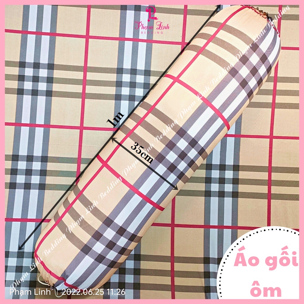 Bộ 4 món Ga trải giường vải thun lạnh Việt Nam sợi Jersay drap bo chun và vỏ gối nằm áo gối ôm caro vàng đỏ