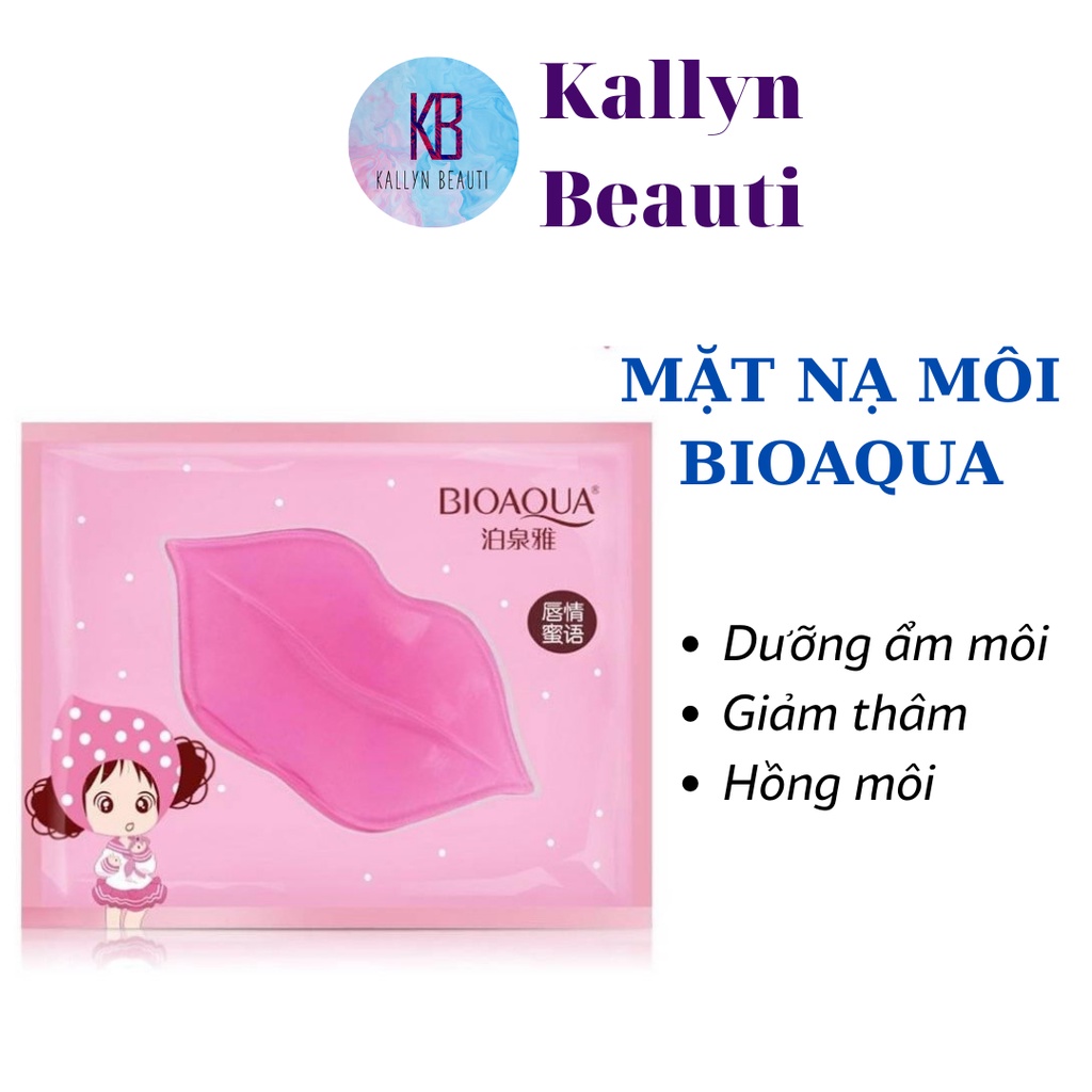 Mặt Nạ Môi Dưỡng Ẩm Giảm Thâm Mask Môi Bioaqua Dưỡng Hồng Môi