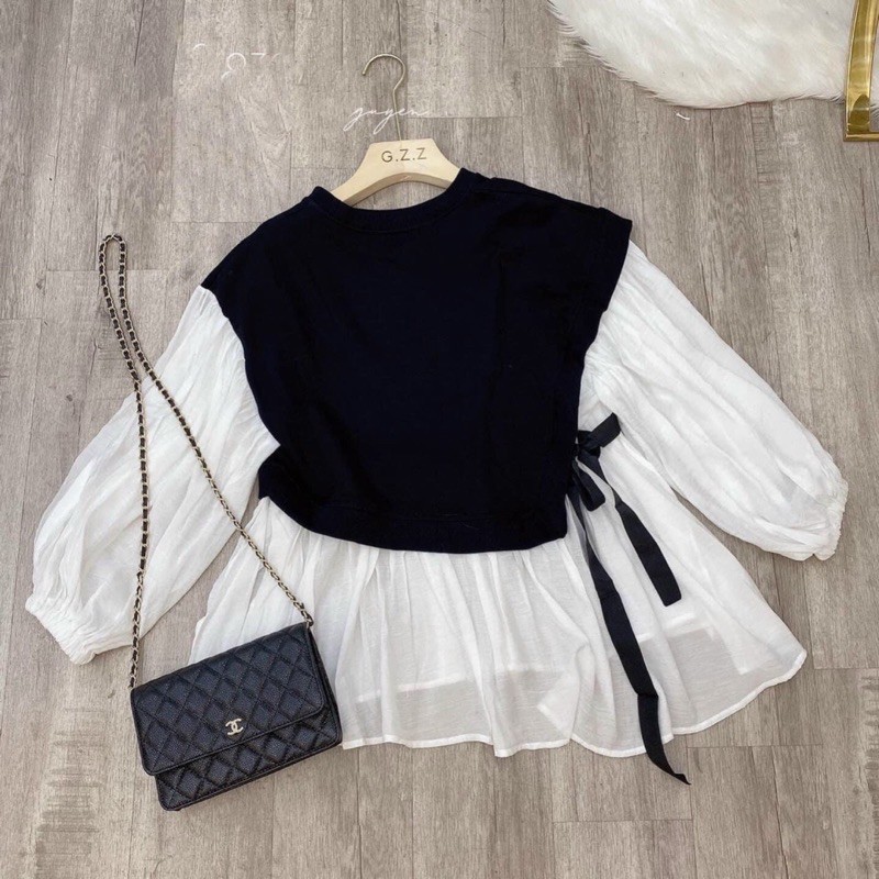 ÁO PEPLUM PHỐI GILE