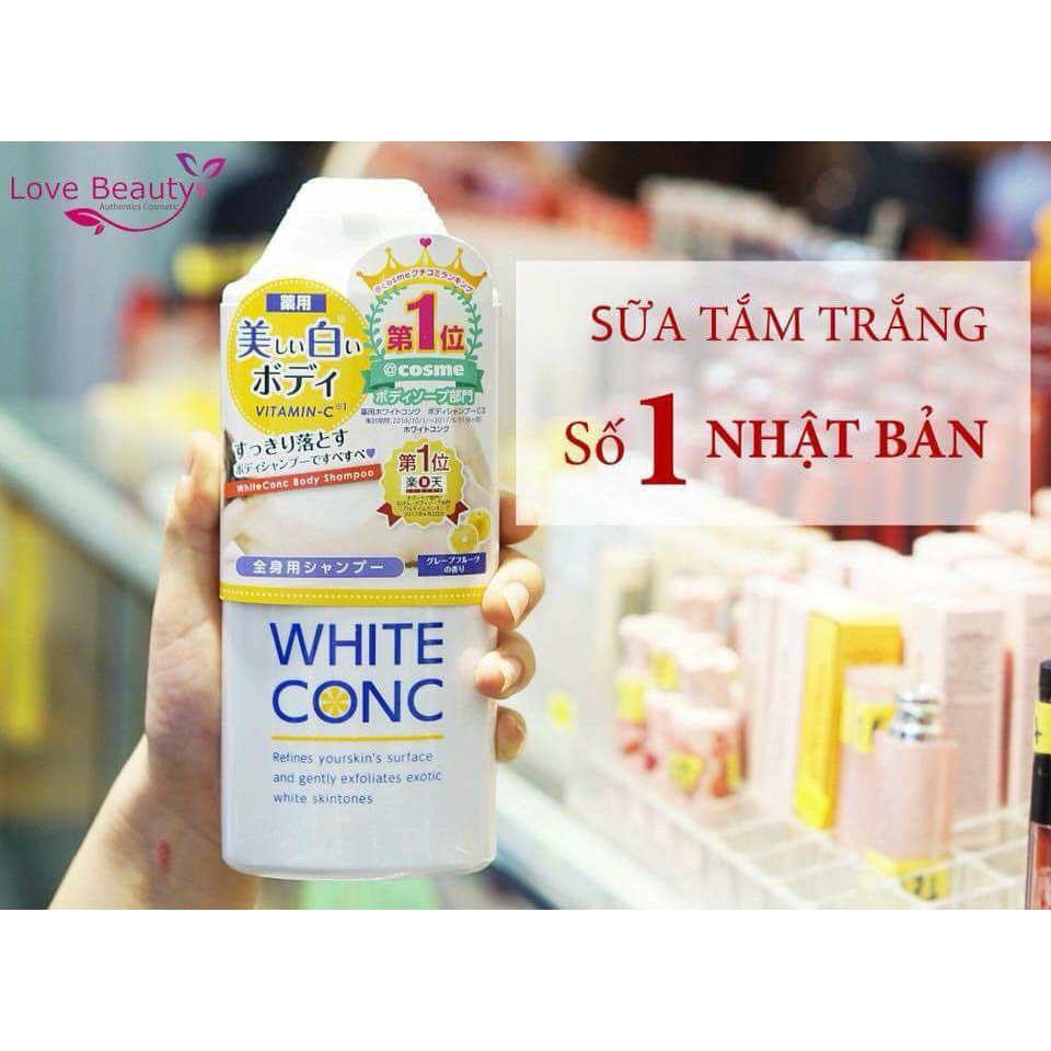 SỮA TẮM TRẮNG WHITE CONC