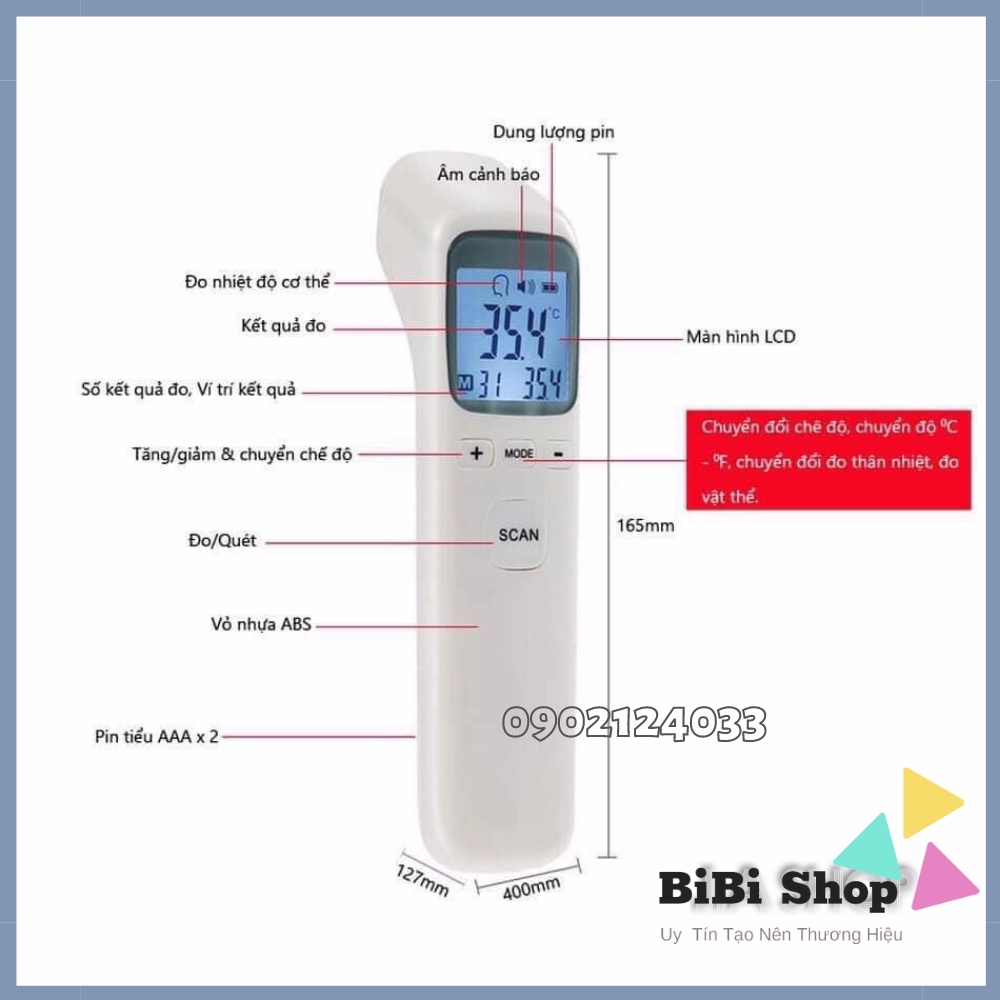 Nhiệt Kế Điện Tử Hồng Ngoại Microlife FR1MF1 Thụy Sĩ - Bảo Hành Chính Hãng 2 Năm