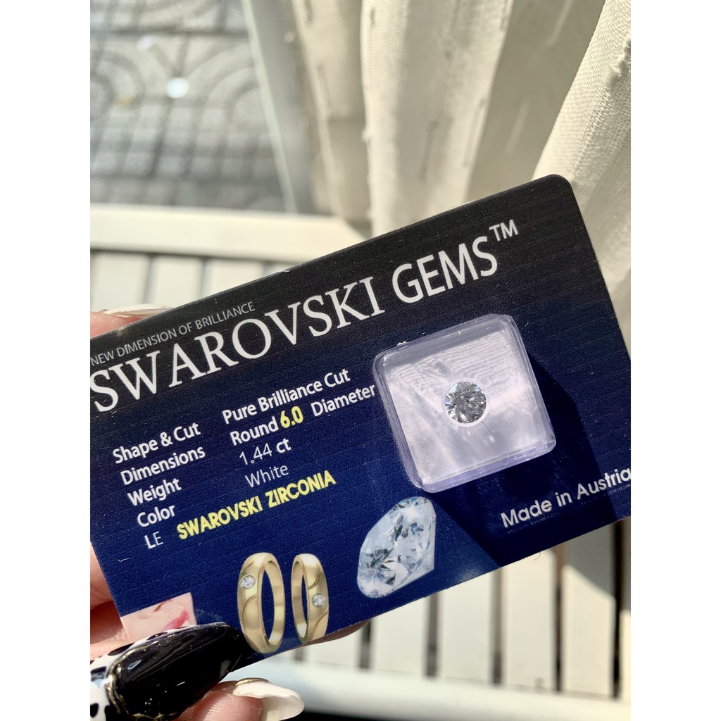 Đá kim cương nhân tạo H.A.S cao cấp - Đá Swarovski cao cấp đính nhẫn