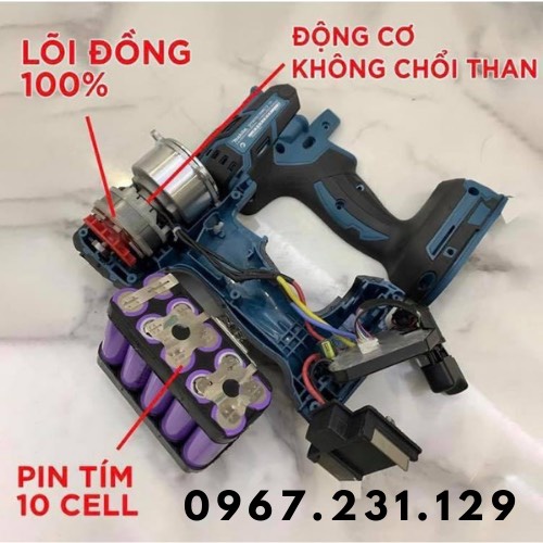 Máy Bulong Makita không chổi than Bắn ốc vít