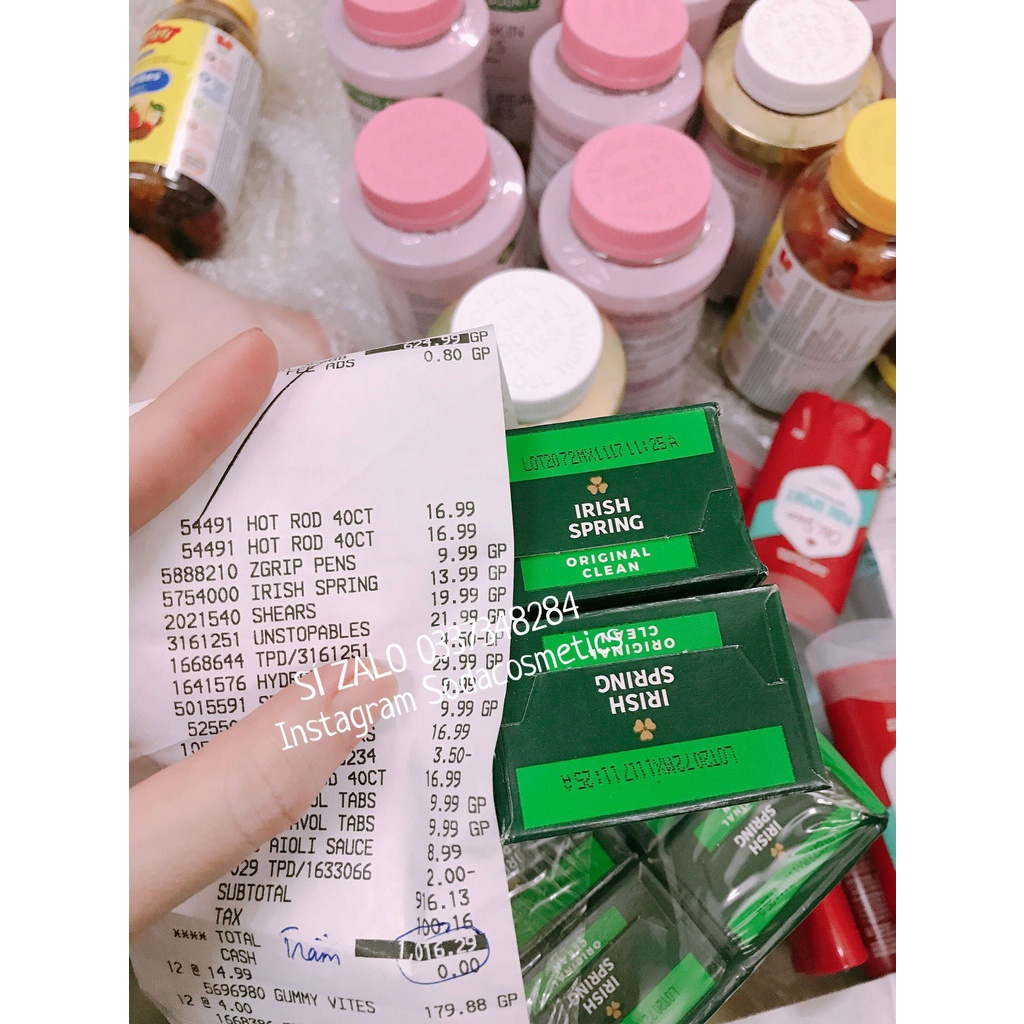 Xà bông cục Irish Spring mẫu mới