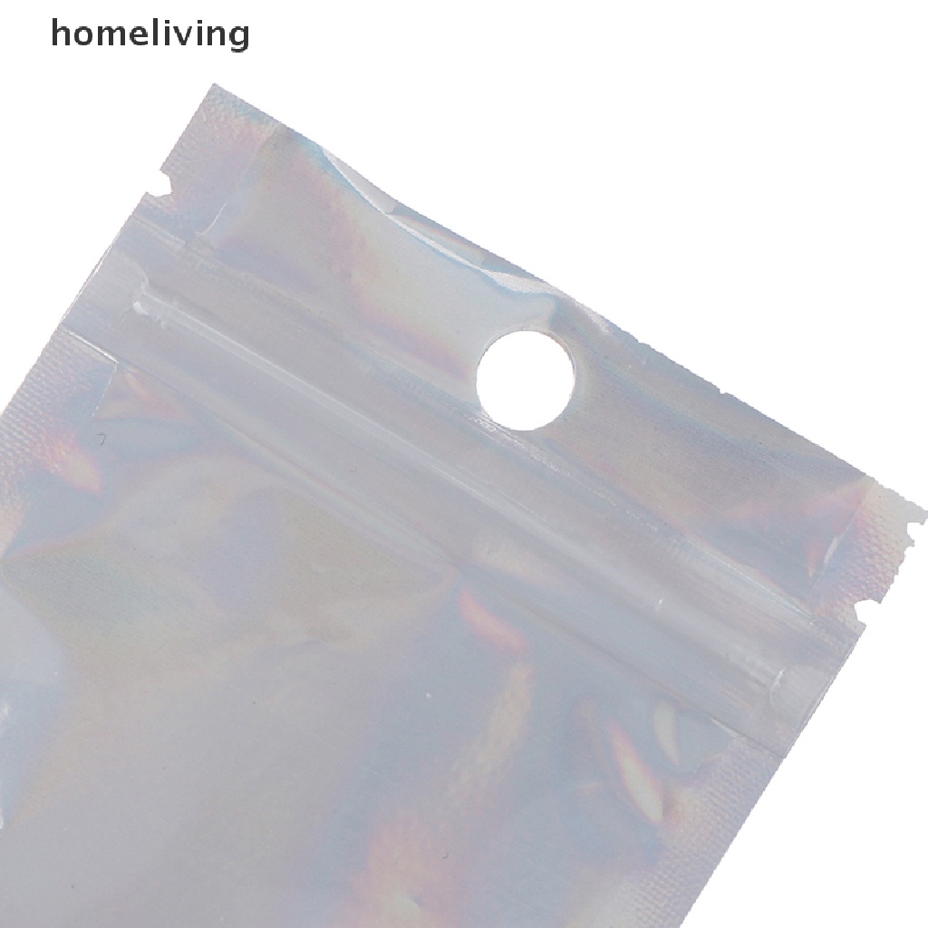 Bộ 10 Túi Zip Bằng Lá Nhôm Trong Suốt Đựng Trang Sức