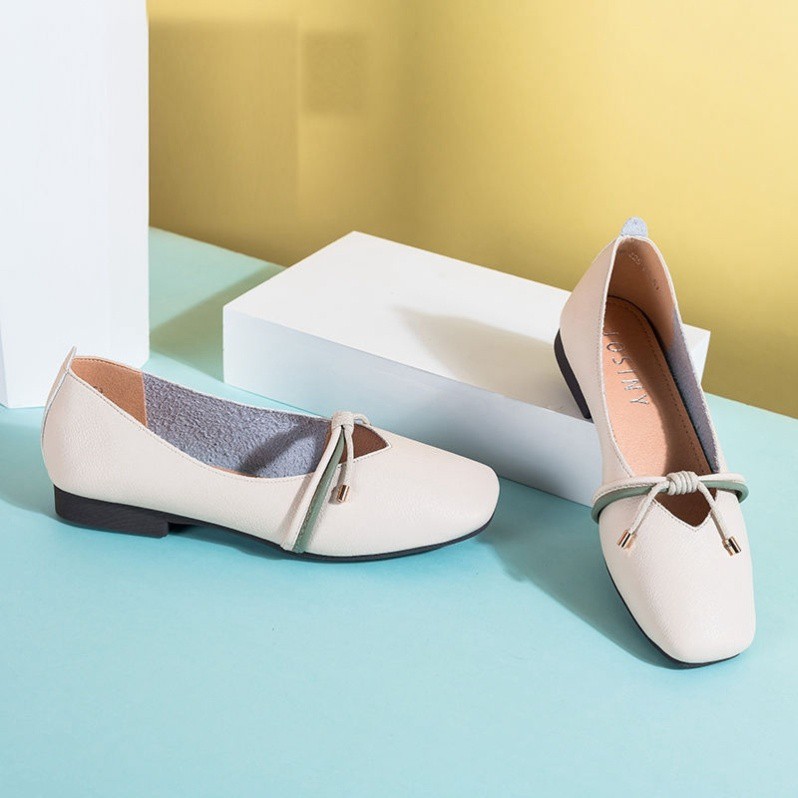 4 Giày Búp Bê Mũi Vuông Thời Trang Cho Nữ Size 35-43 | BigBuy360 - bigbuy360.vn