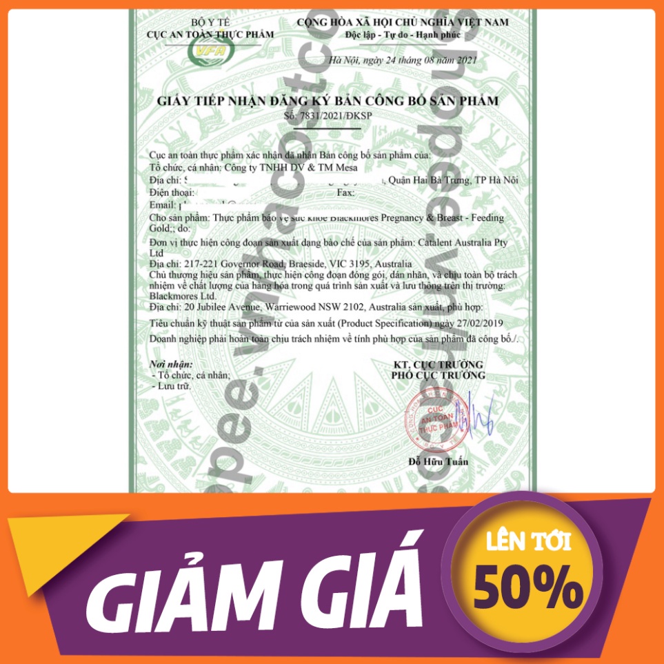 XẢ KHO HÀNG Viên uống Blackmores Pregnancy & Breast-Feeding Gold 180 viên - Vitamin Dành cho bà bầu và phụ nữ sau sinh $